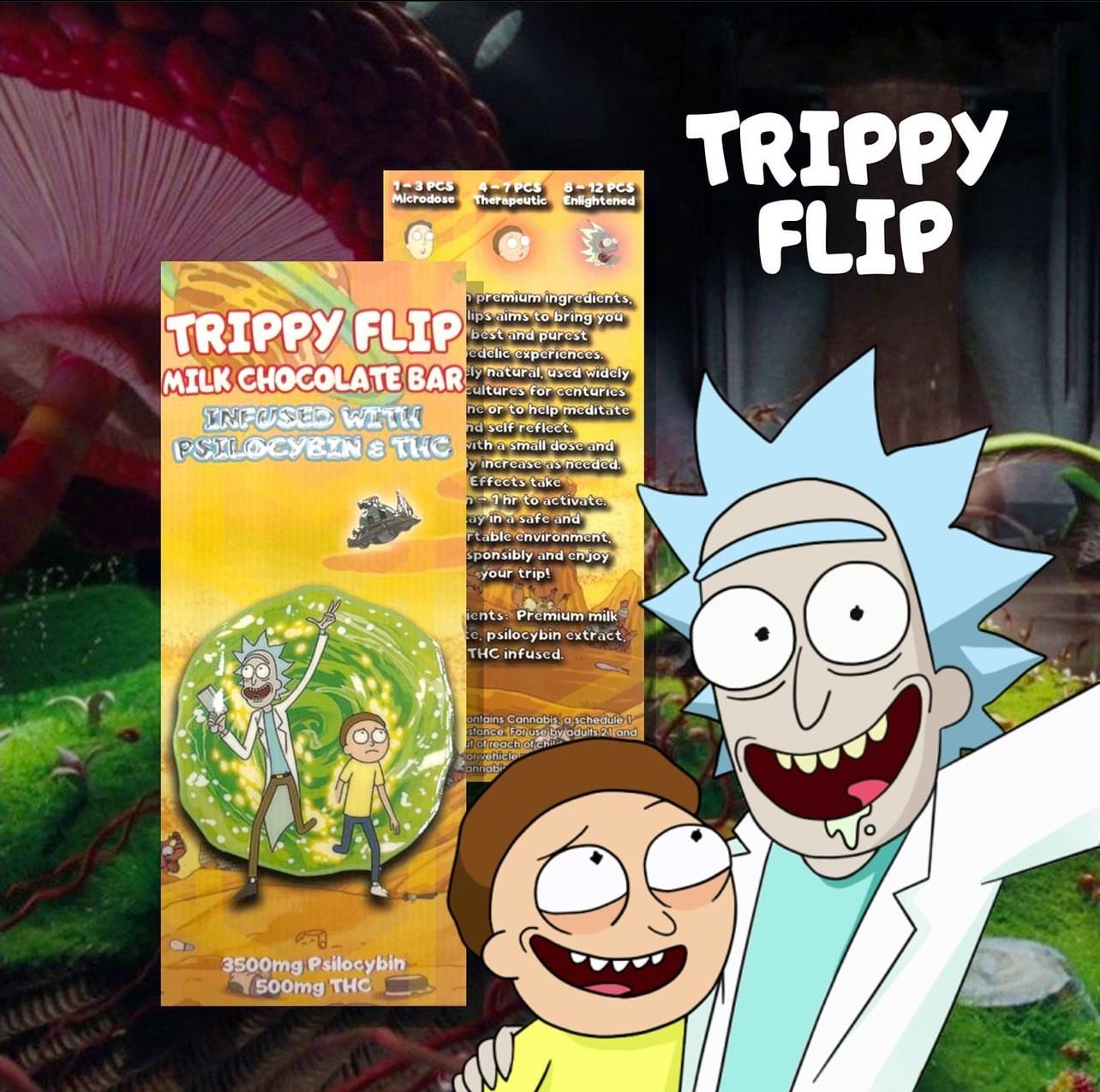 Trippy Flip Official Trippy Flip Chocolate Bar