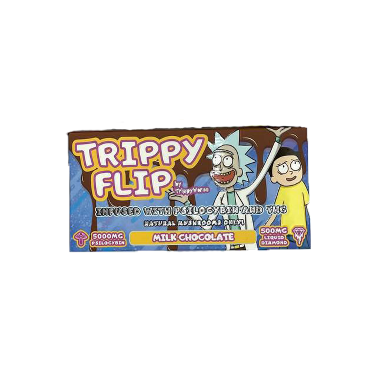 Trippy Flip Official Mushroom Chocolate Bars 500mg